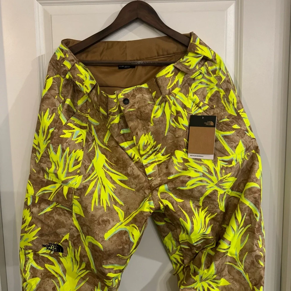 The North Face Freedom Utility Brown Prairie Paintbrush Ski Snow Pants